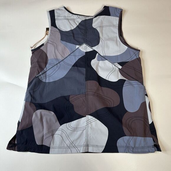 INDYEVA Top Women’s Small Steek II Sleeveless Tank Raindrop Rock Print Outdoor - Picture 7 of 9